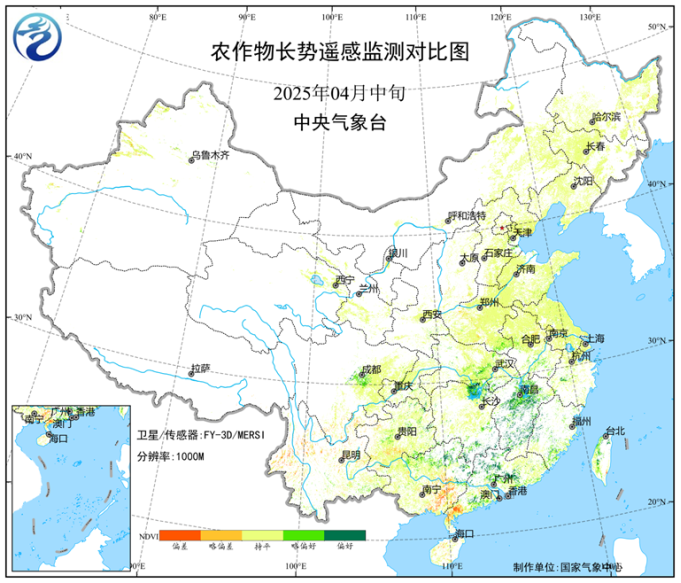 中央气象台：全国农业气象月报（2025年05月03日）