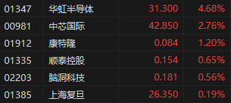 算力芯片国产替代大有可为!部分半导体股逆市上扬,华虹半导体涨超4%