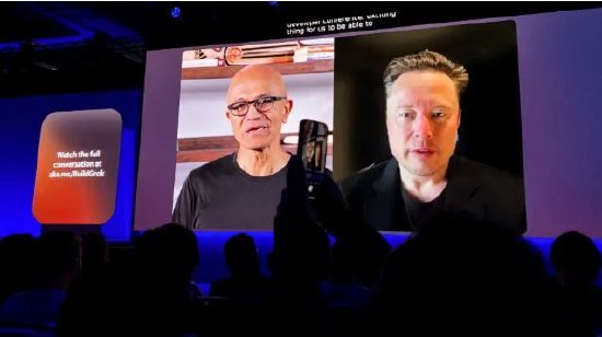 马斯克在微软开发者大会上谈人工智能，微软宣布将Grok引入Azure平台