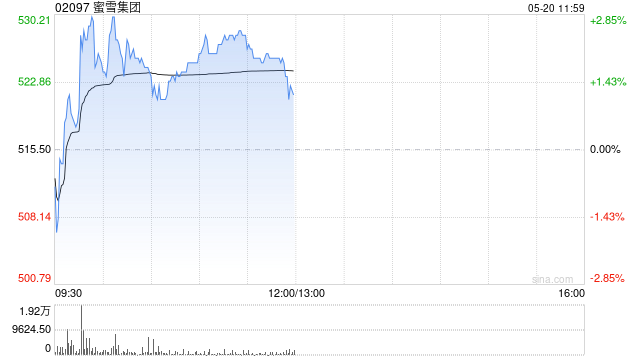 大和：首予蜜雪集团“跑赢大市”评级 目标价539港元