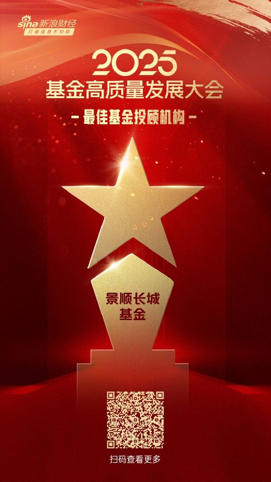 2025公募基金荣誉榜：景顺长城基金获得最佳基金投顾机构、最佳投资者教育基金公司等5项大奖