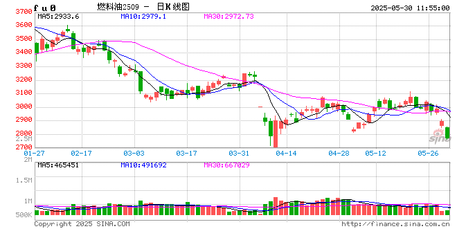 午评|国内期货主力合约涨跌互现 燃油跌超4%