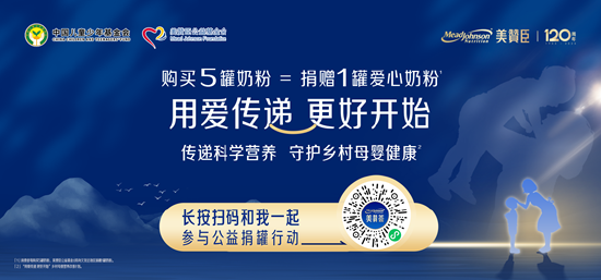 因爱而生传承120年 用爱成就更好开始 美赞臣中国联合中国儿基会发起第四期乡村母婴营养改善计划