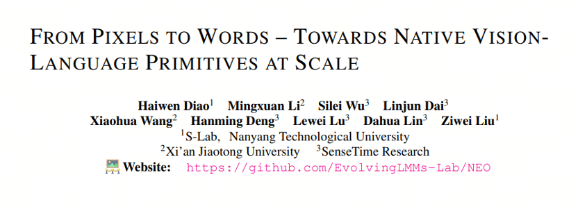 从“数据融合”迈向“原生架构”：商汤发布 NEO 架构，重新定义多模态模型效能边界