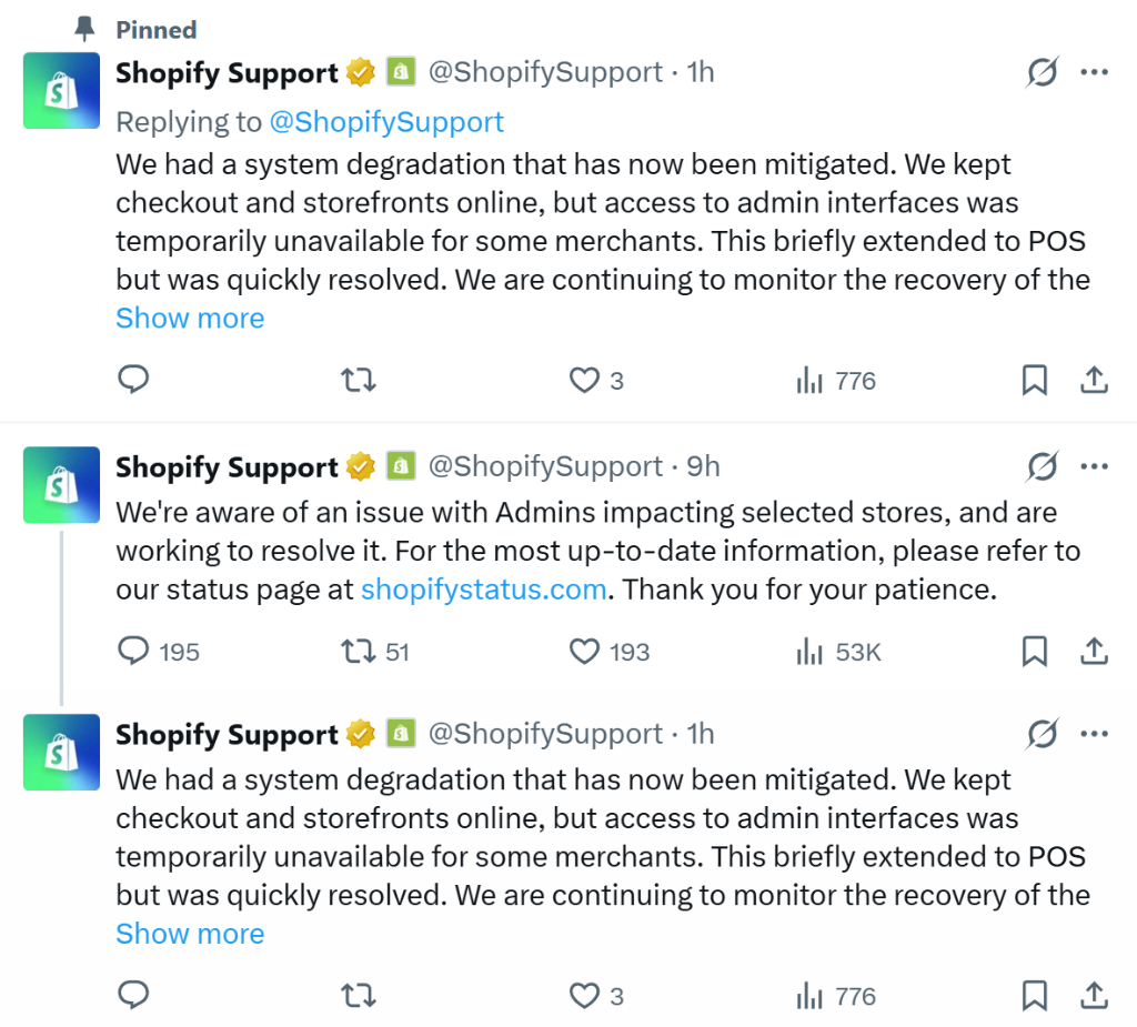 “美版双11”宕机，美国电商巨头Shopify股价重挫